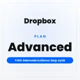 Dropbox Advanced (Yıllık ödemede kullanıcı başı aylık)