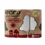 Ecco Yeşil Dünya Kağıt Havlu 6 Adet