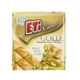 Eti Gold Antep Fıstıklı Karamelize Beyaz Çikolata 60 g