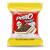 Eti Petito Bol Sütlü Kremalı Sade Kakaolu Gofret 26 g