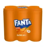 Fanta Meyveli Gazlı İçecek 6x250 ml