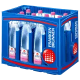 Franken Brunnen Mineralwasser Medium Himbeere 12x0,75l