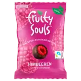 Fruity Souls Himbeeren in dunkler Schokolade vegan 80g