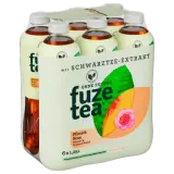 Fuze Tea Schwarzer Tee Pfirsich-Rose Ohne Zucker 6x1,25l