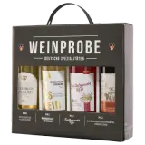 Gepa Weinprobe Deutsche Spezialitäten verschiedene Rebsorten 4x0,25l