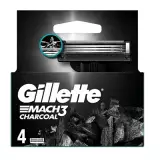 Gillette Mach3 Kömür Yedek Tıraş Bıçağı 4 Adet