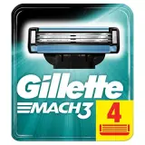 Gillette Mach3 Yedek Bıçak 4 Adet