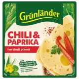 Grünländer Scheiben Chili & Paprika 140g
