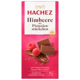 Hachez Himbeere mit Pistazienstückchen 90g