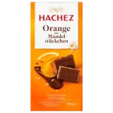 Hachez Tafel Orange-Mandel 90g