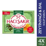 Hacı Şakir Kalıp Sabun Zeytinyağı Ve Bal 4x150 g