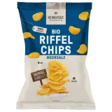 Heimatgut Bio Riffelchips Meersalz 125g