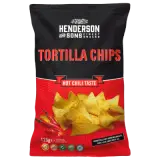 Henderson and Sons Tortilla Chips Hot Chili 125g