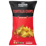 Henderson and Sons Tortilla Chips Hot Chili Taste 450g