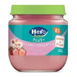 Hero Baby Plus+ Çilekli Yoğurtlu Kavanoz Mama 120 g