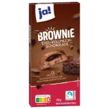 ja! Edel-Vollmilch-Schokolade Brownie 190g