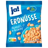 ja! Erdnüsse geröstet & gesalzen 200g