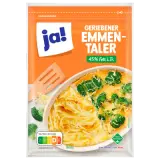 ja! Geriebener Emmentaler 45% Fett 250g