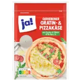 ja! Geriebener Gratin- und Pizzakäse 250g
