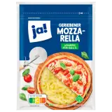 ja! Geriebener Mozzarella 250g