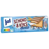 ja! Milchriegel Schoko & Keks 300g, 9 Riegel