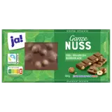 ja! Schokolade Ganze Nuss 100g