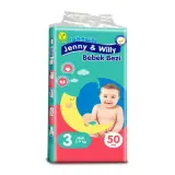 Jenny & Willy Midi Çocuk Bezi 50 Adet