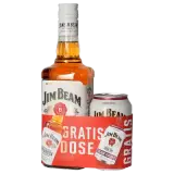 Jim Beam Bourbon Whiskey 0,7l + Black Cherry Cocktail 330ml Bundle