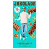 JOKOLADE Vollmilchschokolade Brezel, Karamell & Meersalz 140g