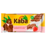 Kaba Riegel mit Vollmilchschokolade und Erdbeer-Füllung 90g