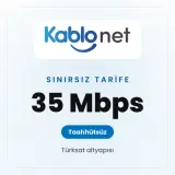 Kablonet Sınırsız 35 Mbps'ye kadar taahhütsüz