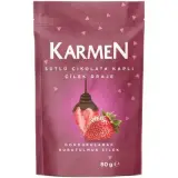 Karmen Sütlü Çikolata Kaplı Çilek Draje 80 g