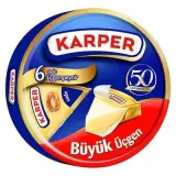 Karper Sade Üçgen Peynir 6 Adet 108 g