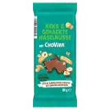 Keks & gehackte Haselnüsse Schokoladenalternative mit ChoViva 80g