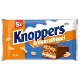 Knoppers Erdnuss Riegel 200g, 5 Stück
