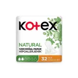 Kotex Natural İnce Günlük Ped 32 Adet