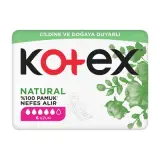 Kotex Natural Ultra Single Uzun Hijyenik Ped 6 Adet
