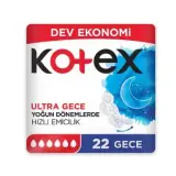 Kotex Ultra Dev Eko Gece Ped 22 Adet