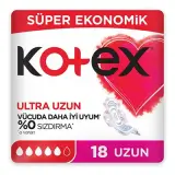 Kotex Ultra Uzun Hijyenik Ped Süper Ekonomik Paket 18 Adet
