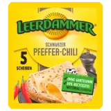 Leerdammer Scheiben Schwarzer Pfeffer Chili 100g
