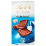 Lindt Vollmilchschokolade ohne Zuckerzusatz 100g