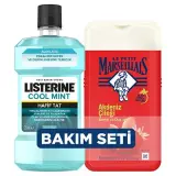 Listerine Cool Mint 250 Ml + Le Petit Marseillais Çilek 250 ml