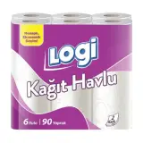Logi Kağıt Havlu 2 Katlı 6 Adet