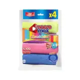 Macromax Rengarenk Mikrofiber Bez 4 Adet