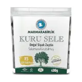 Marmarabirlik Kuru Sele Siyah Zeytin 321-350 Kalibre 400 g