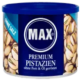 Max Premium Pistazien ohne Salz und ohne Fett & Öl geröstet 225g