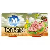 Migros Zeytinyağlı İri Parçalı Ton Balığı 2x160 g