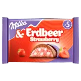 Milka & Erbeer 188g, 5 Stück