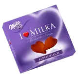 Milka I Love Milka Hauchzarte Herzen Alpenmilch 130g