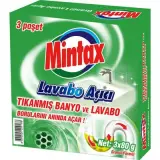 Mintax Lavabo Açıcı 3x70 g